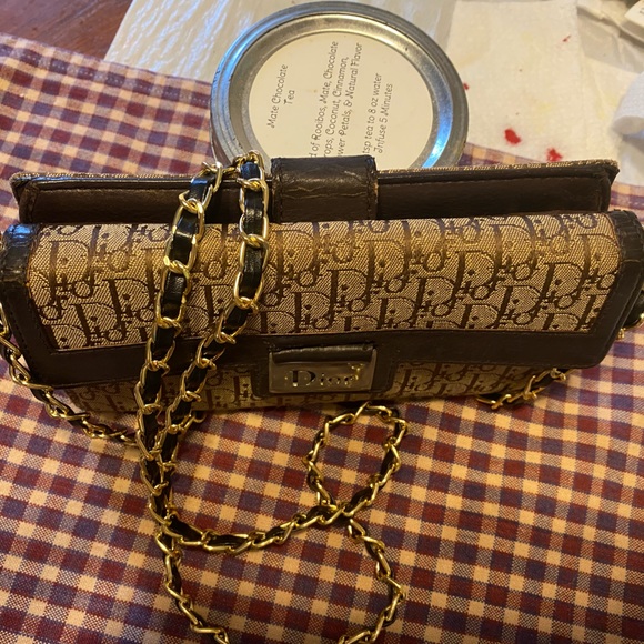 EUC Christian Dior bifold wallet. Leather & canvas - Picture 3 of 12